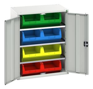 Bott Verso Basic Tool Cupboards Cupboard with shelves Verso 800x550x1000H 3 Shelf Storage Bin Cupboard
